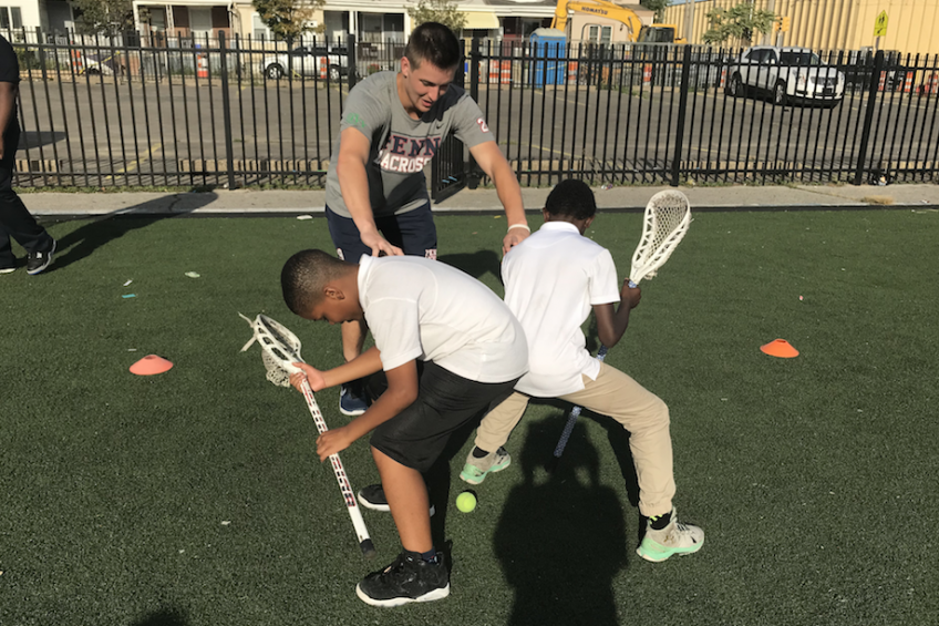 Boys Lacrosse Practice