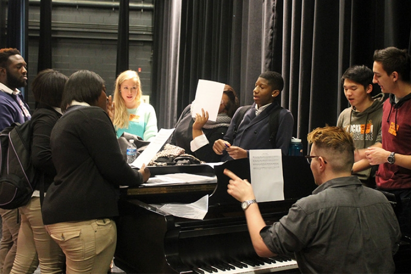 West Phila High School Choir Practice photo 848x565