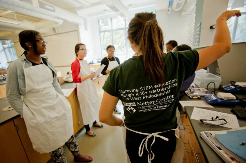 Moelis Access Science Chemistry Days with Penn Intern Teaching photo